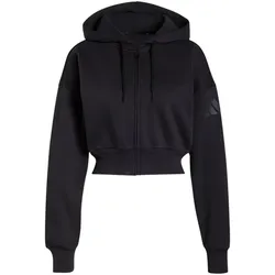 adidas Essentials Contemporary Fleece Kapuzenjacke Damen KF6245 - black M