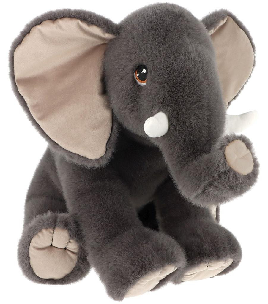 Keel Toys Keeleco Safari Olifant Knuffel van Pluche, 45 cm