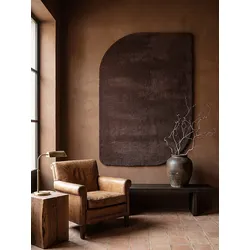 Teppich Hochflor Braun 160x220 cm - TIRSO   Kadima Design