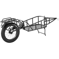 VEVOR Fahrradanhänger, 32 kg Tragkraft, Fahrradanhänger, Schnellverschlusskonstruktion mit Universalkupplung, 50,8 cm Räder, passend für die meisten Fahrradräder, Rahmen aus Karbonstahl