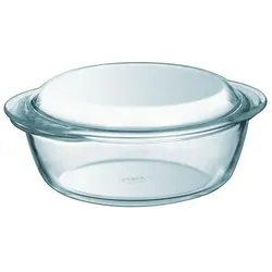 Pyrex Kochtopf Durchsichtig 25 x 20 x 27 cm 2 Stück, Auflaufform, Transparent