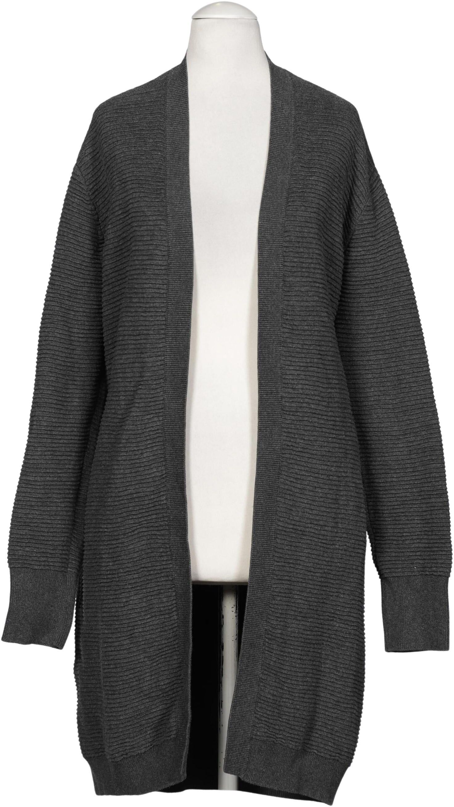 Weekday Damen Strickjacke, Grau, Gr. XS, Baumwolle - Second Hand