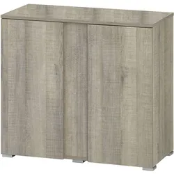 Eheim Aquarium Unterschrank Vivaline 126 81x36x71 cm eiche grau, Aquarium