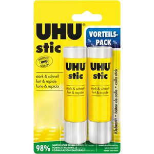 UHU Klebestift 21g, lösungsmittelfrei, 2 Stück