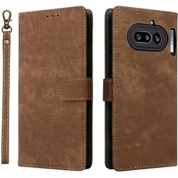 Cover-Discount Nothing Phone (4a) - Ledertasche mit RFID Blocker (Nothing Phone (4a)), Smartphone Hülle