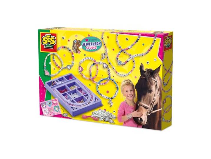 SES 14650 Ik hou van paardensieradenstudio, zilver