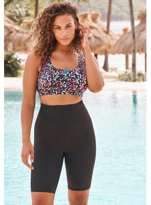 Plus Size Women's Scoop Neck Swim Bra by Swim 365 in Party Multi (Size 18)