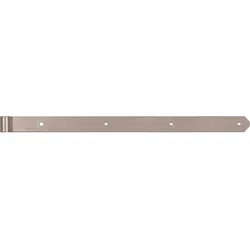 Ladenband DURAVIS® 600 ? 13 mm, gerade, Abschluss abgerundet, Material: Stahl, blau verzinkt, Oberfläche: perlbeige RAL 1035