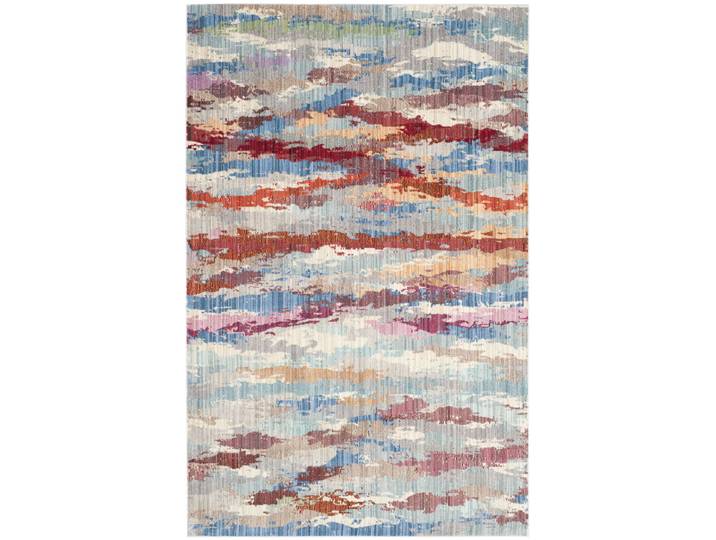 Tapis artisanat inspiré en polyester multicolore, 122 x 183 cm