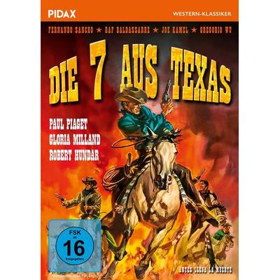 Die 7 aus Texas (Antes llega la muerte) / Aufwändiger Italowestern mit Musik von Kultkomponist Riz Ortolani („Old Shatterhand“) (Pidax