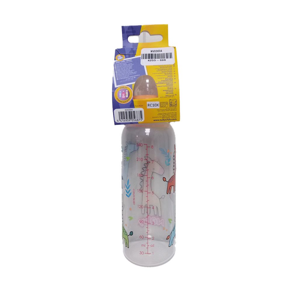 Nuby Zuigfles 1.2.3 Flow 0 Maanden+ 240 ml Flaschen