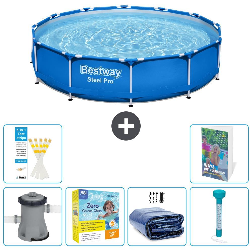 Bestway Steel Pro Rund - 366x76 cm - 5-teilig S184