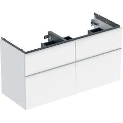Geberit iCon Unterschrank für Doppel-Waschtisch, 4 Schubl. 502309011