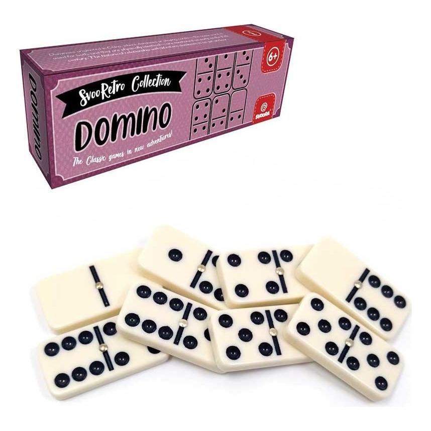 Svoora SvooRetro Table 'Dominoes' 28 pcs. 23131 from 5+ Years (Griechisch) (SV23131)