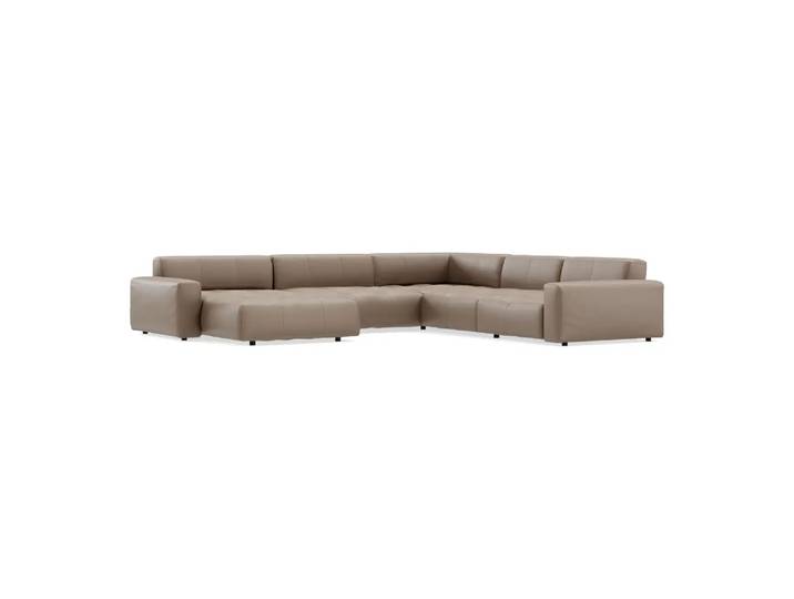 Ecksofa Pensacola 2.0, Johann Jakob, kat. d, life line hasel, Leder