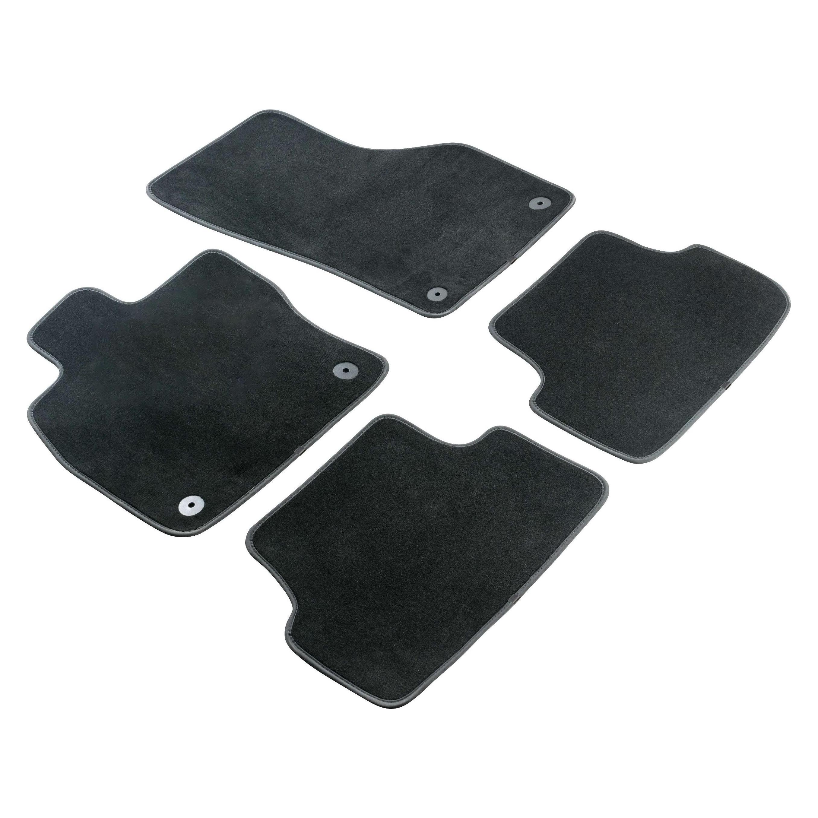 Walser Premium Fussmatten für Hyundai i30, i30 CW, i30 Coupe (2 Vordermatten + 2 Rückmatten) (80550)