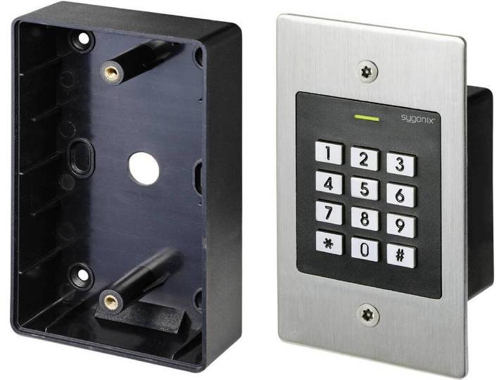 Sygonix SY-4760956 Clavier à code avec RFID encastré 12 V/DC\, 18 V/DC IP66