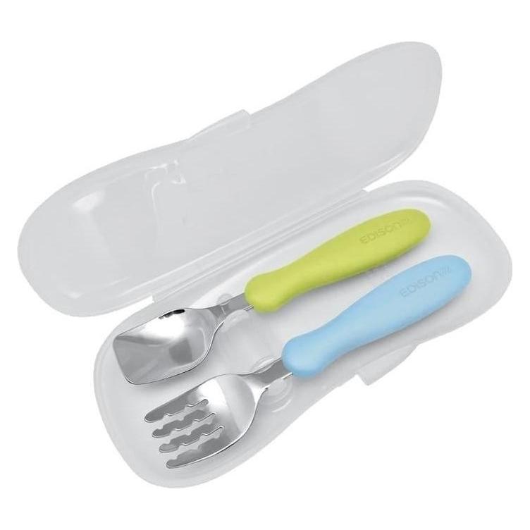 Edison mama Besteck mit Kiwi/Sky-Etui (54619782)