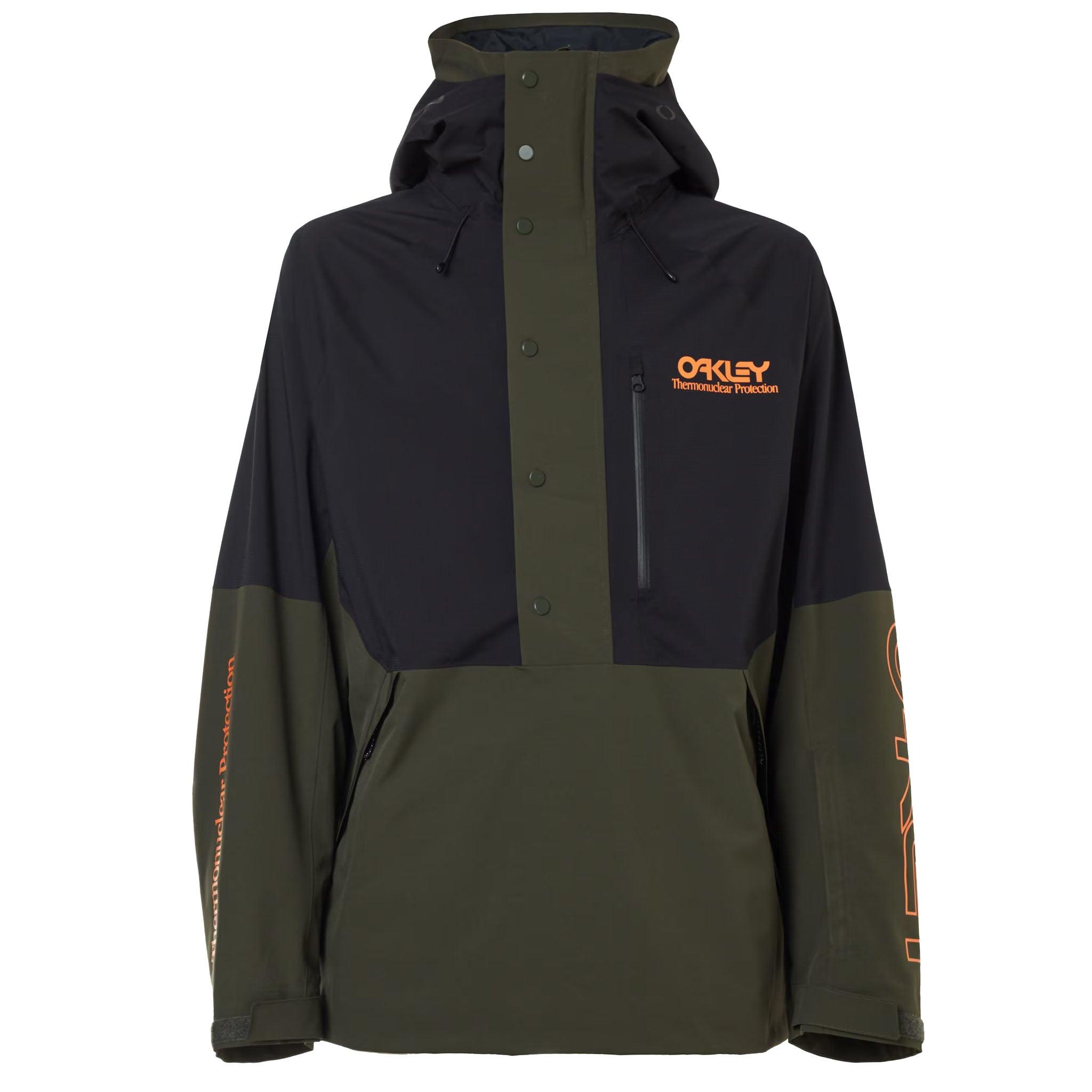 Oakley TNP Lined Herren Schwarz/Grüner Shell-Jacke