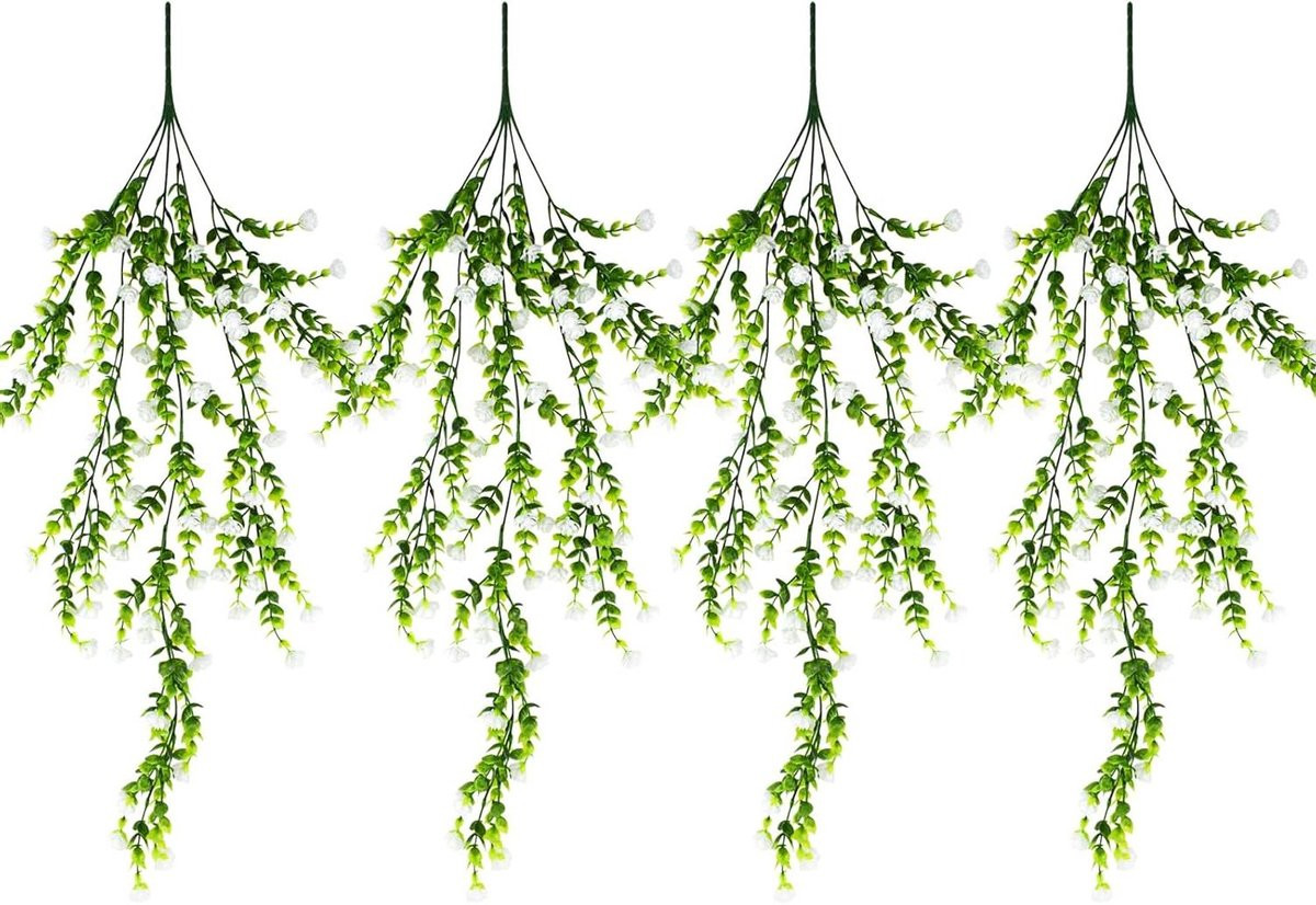 Realistische kunstmatige hangplanten - Groene nep wijnstokken - Hoogte: 75 cm