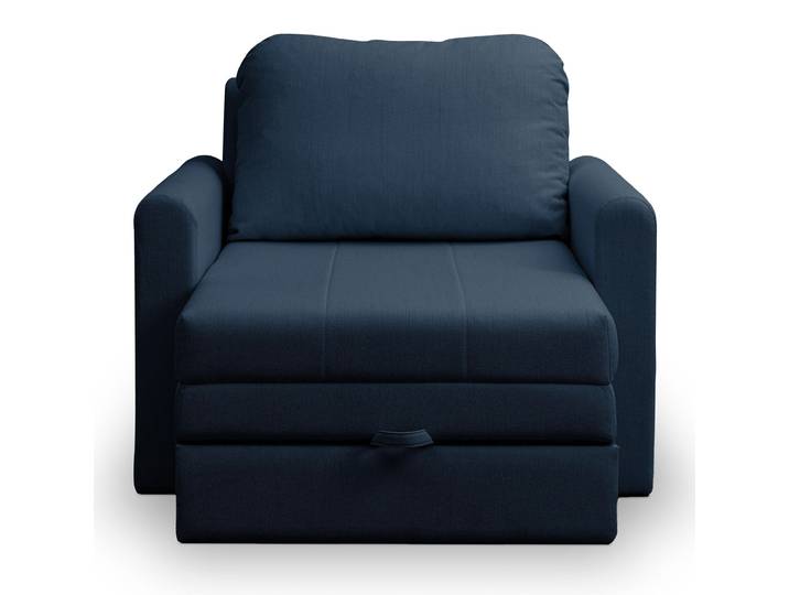 Selsey DEJANO - Fauteuil de repos - Bleu foncé - 75x196 cm