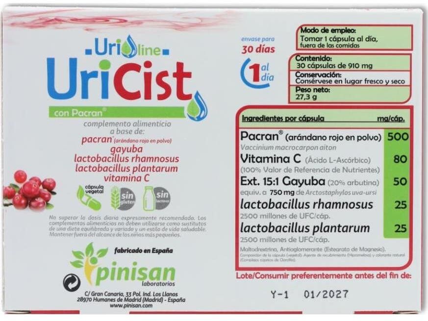 Pinisan Uricist 30caps