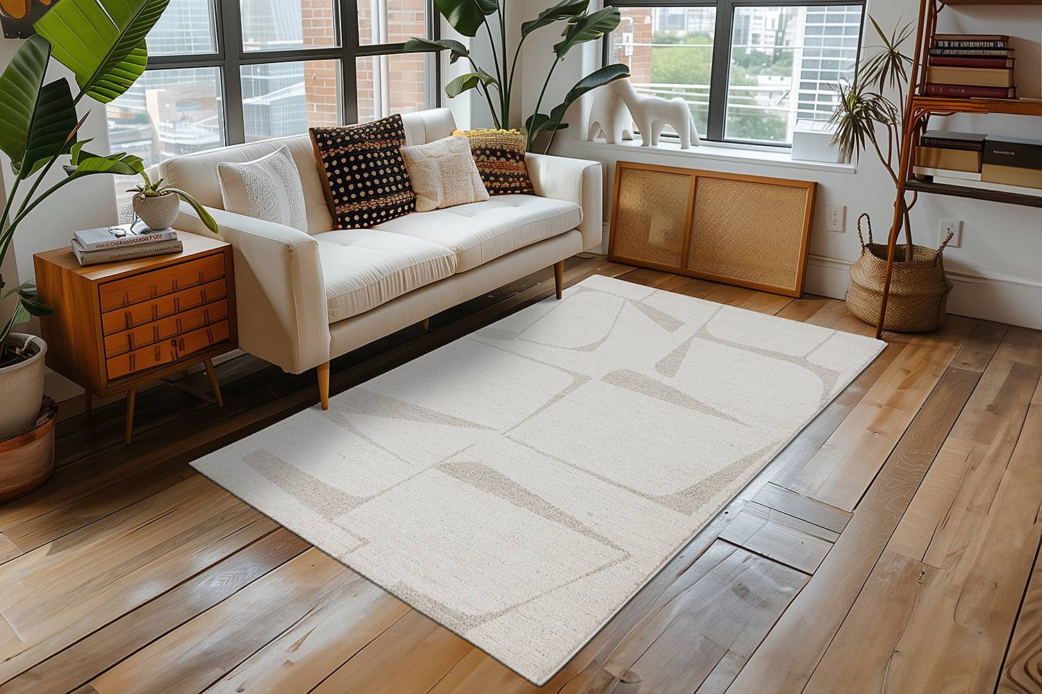 home24 Loper My Parma type A vloerkleed beige 80 x 300 cm