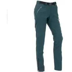 MAUL Damen Hose Peak Perle Softshell Trekk.Hos, Größe 42 in Blau Blau