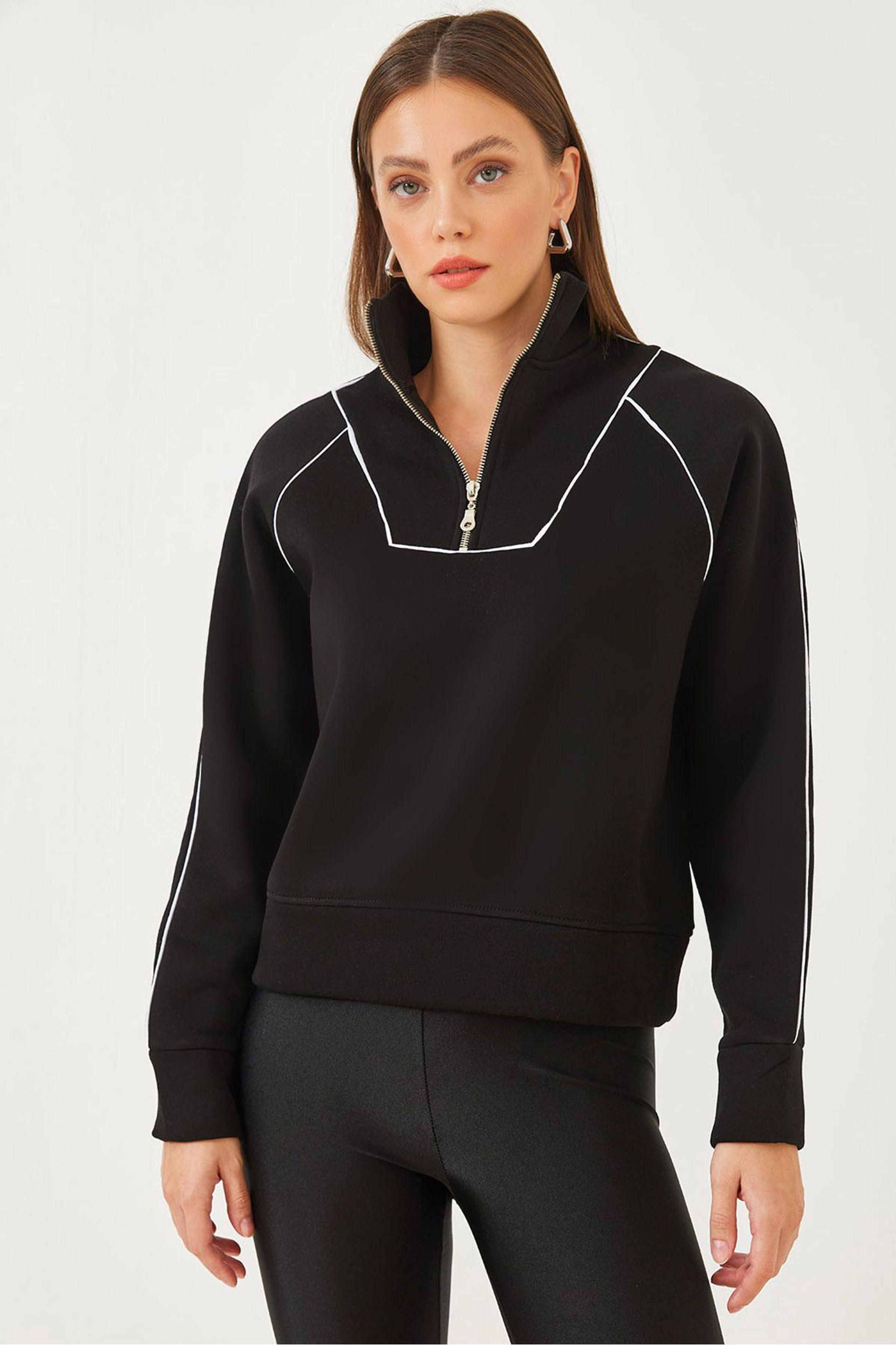 Hooded Cropped Oversized Sweatshirt met Pompom