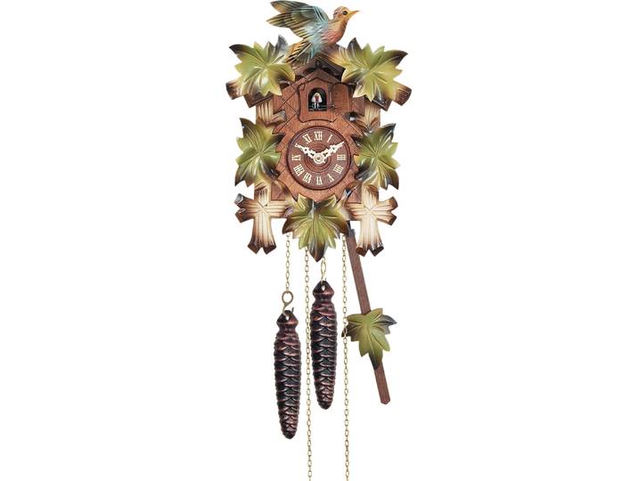 Pendelwanduhr CHRISTOFFEL Kuckucksuhr , bunt, Wanduhren, Pendelwanduhr