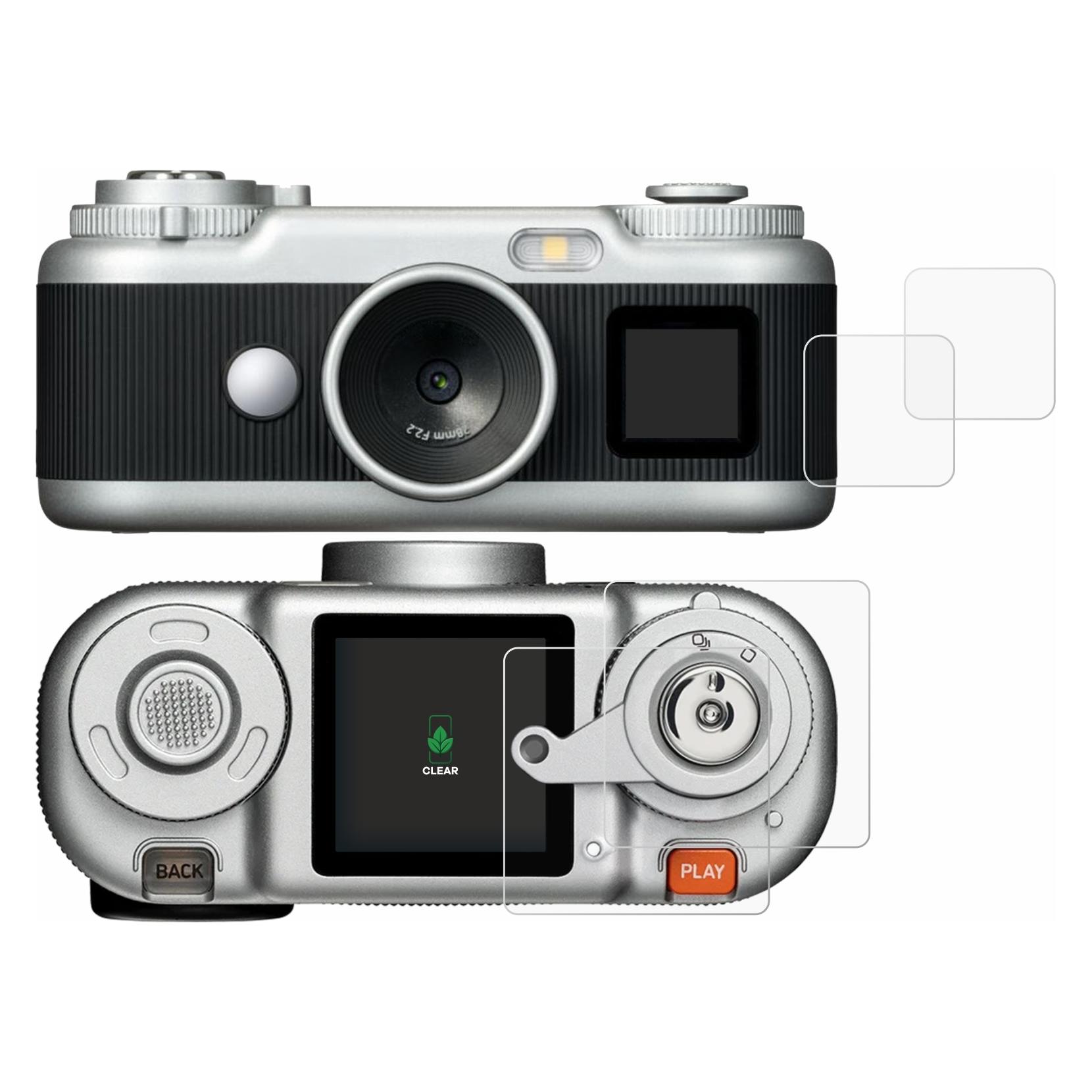 ScreenLeaf Schutzfolie für Fujifilm instax Pal 2 (Display + Linse) Displayschutz Display Schutz Folie Klar (6165348)