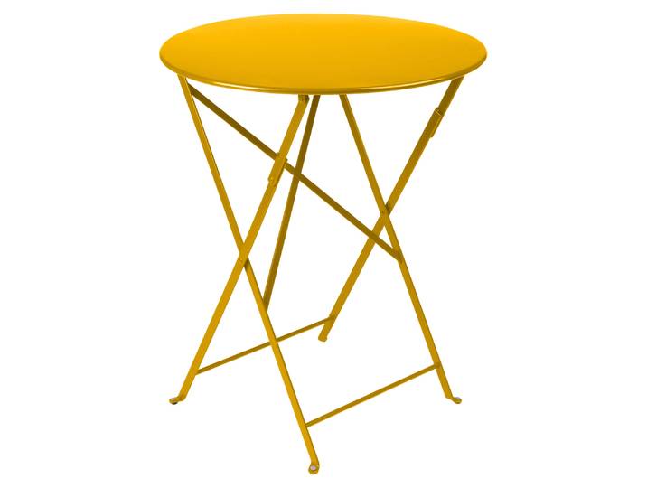Bistro Tisch, Stahl, Ø 60 cm, Höhe 74 cm, Outdoor, Klassisch & Modern, Fermob