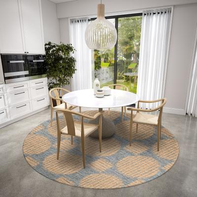 Addison Rugs Indoor/ Outdoor Yuma Circles Washable Rug