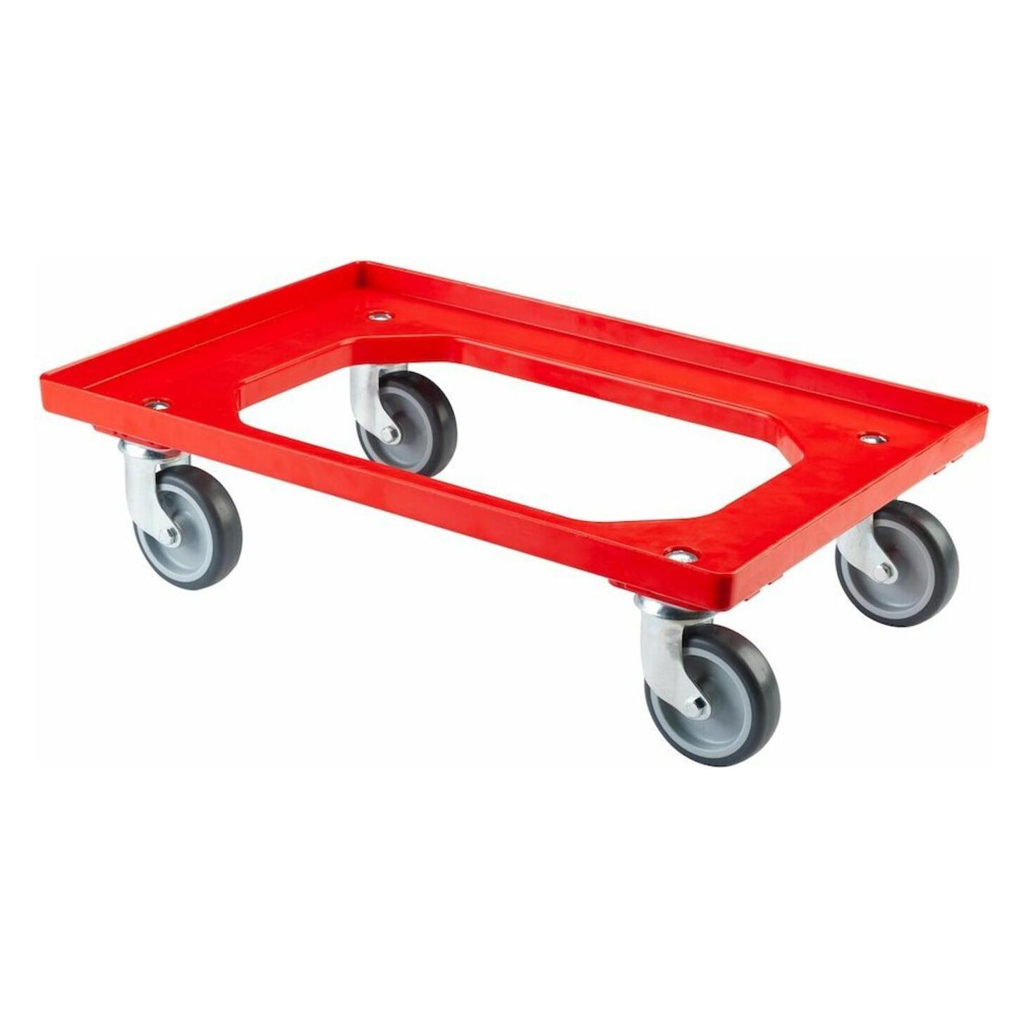 Magni Allzweckrollersammler T.-ROLLER mit Platte, TK 250kg TPR, rot (250 kg) (70401208)