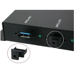 Exsys EX-1111 Abdeckungsklappen für USB3.0/2,0 (USB 2.0, USB 3.2 Gen 1), USB Kabel