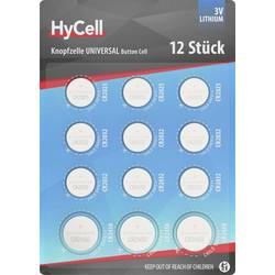 HyCell Knopfzellen-Set 3× CR2025 / 6× CR2032 / 3× CR2450 Knopfzellen 1516-0233