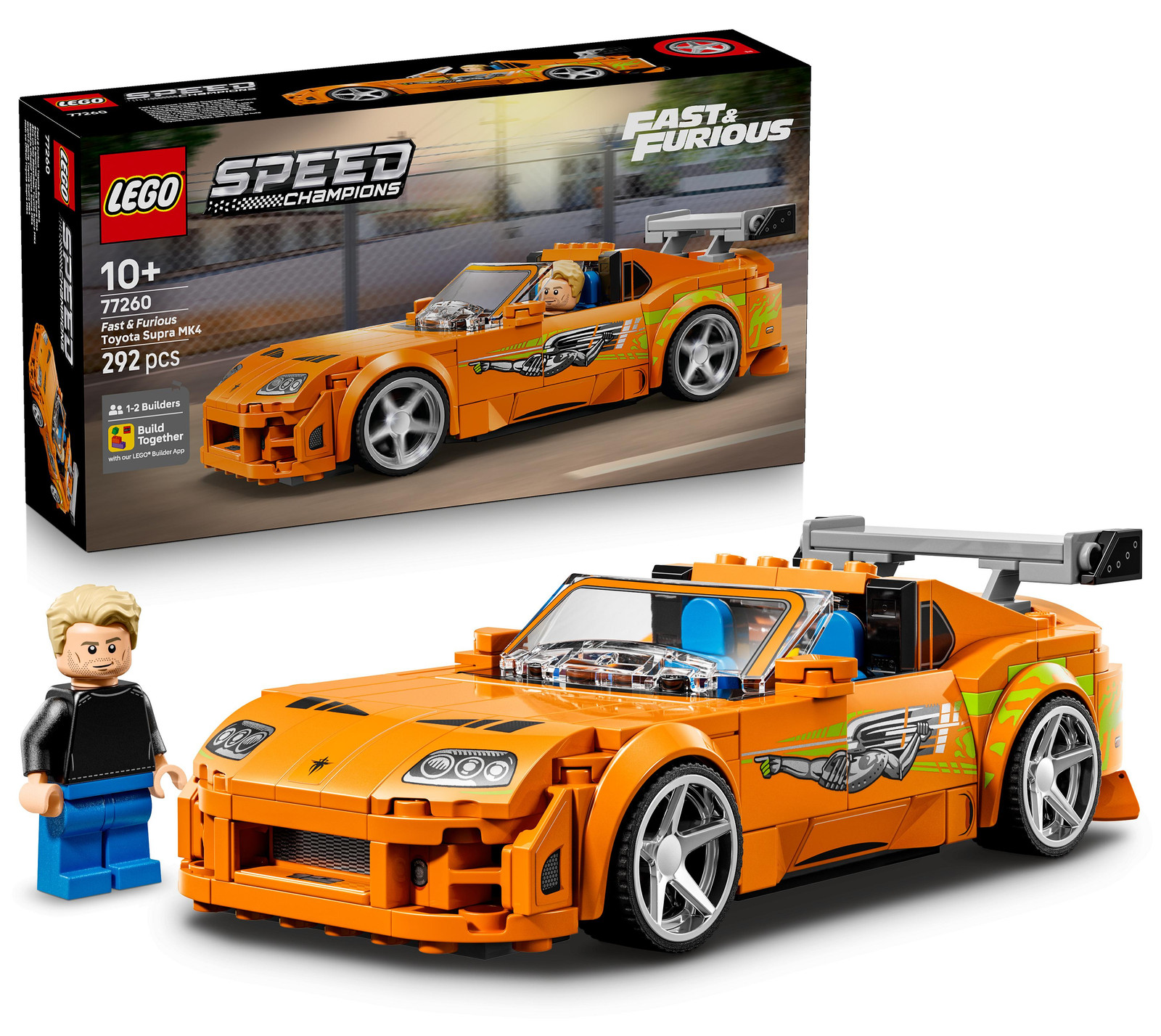 LEGO Speed Champions 77260 The Fast and The Furious Toyota Supra MK4