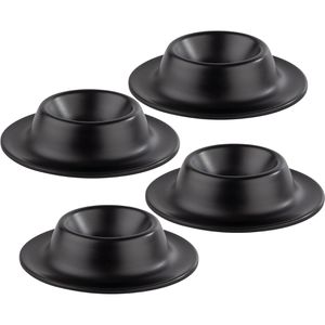 APS Eierbecher 83849, Eggy, Melamin, schwarz, Set, 4 Stück
