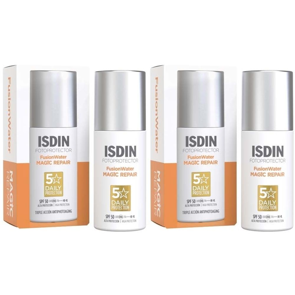 2x Isdin Fotoprotector Fusion Water Magic Repair Cr. 2x50 ml Creme