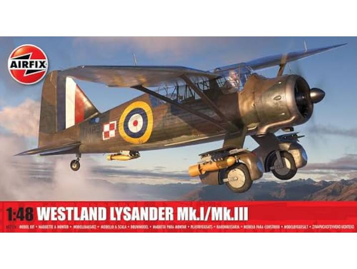 Airfix A07116 Westland Lysander Mk.I/Mk.III, vliegtuigen vanaf 8 jaar