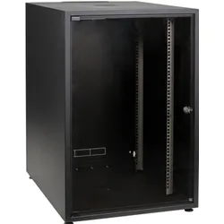 EFB Elektronik Netzwerkschrank (19 Zoll Rack), Serverschrank, Schwarz