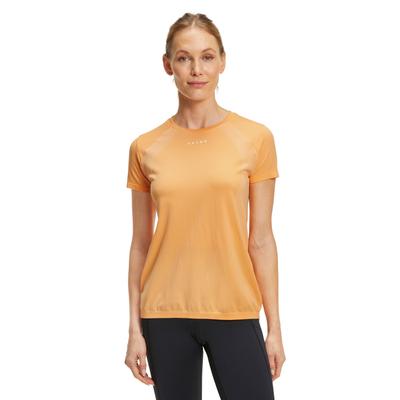 T-Shirt FALKE "FALKE T-Shirt", Damen, Gr. XS/S, orange (orangette (8155)), Shirts T-Shirt