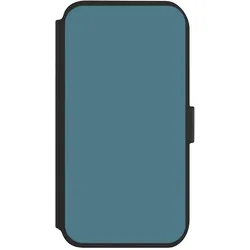 Nivocase Klapphülle für Apple iPhone 11 Handyhülle aus Kunst Leder NIVOflip schwarz Blau Blaubeeren Farbe (Apple iPhone 11), Smartphone Hülle, Blau, Schwarz