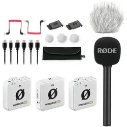 RØDE Wireless ME Dual Funk-Mikrofon Weiss Interview Set 1, Mikrofon