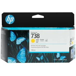 HP 738 DesignJet Druckerpatrone Gelb, 130 ml