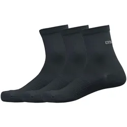 Shimano, Unisex, Sportsocken, Performance Mid (x3) (41 - 44), Gelb, Schwarz