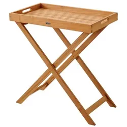 Brafab Tablett Turin 70 x 74 40 cm Teak Braun