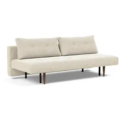 INNOVATION LIVING Schlafsofa Recast Plus dunkel Stoff Off White