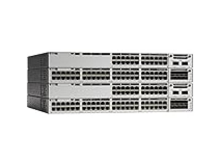 Cisco Catalyst C9300-48UXM-E commutateur réseau Géré L2/L3 10G Ethernet (100/1000/10000) Connexion Ethernet, supportant l'alimentation Via ce Port (PoE) 1U Gris