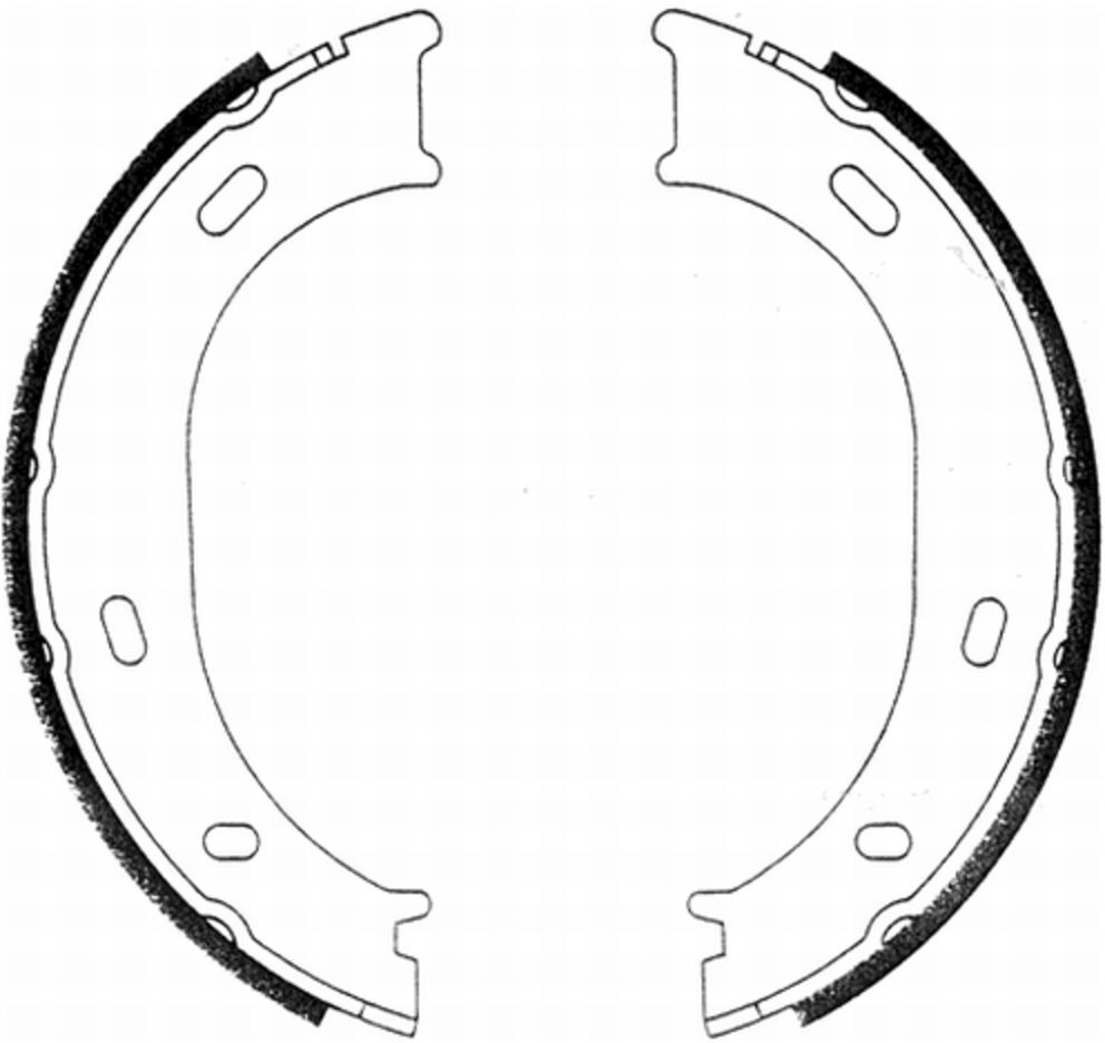 Bremsbackensatz, Feststellbremse ABE CRM004ABE
